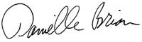 Danielle Brian Signature