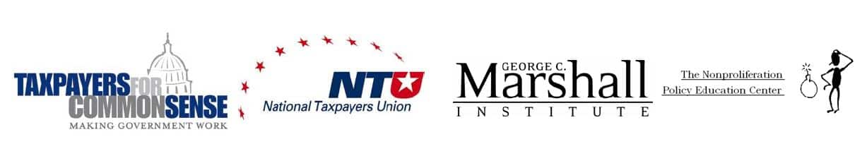 Joint Letter to Senate Energy and Water Subcommittee Opposing Any Loan Guarantee Authority in the Appropriations Bill