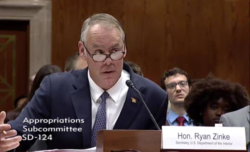 Secretary Zinke on Interior’s FY18 Budget - Senate Edition