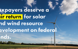 Taxpayers in Nevada deserve a fair return for renewable energy development on public lands