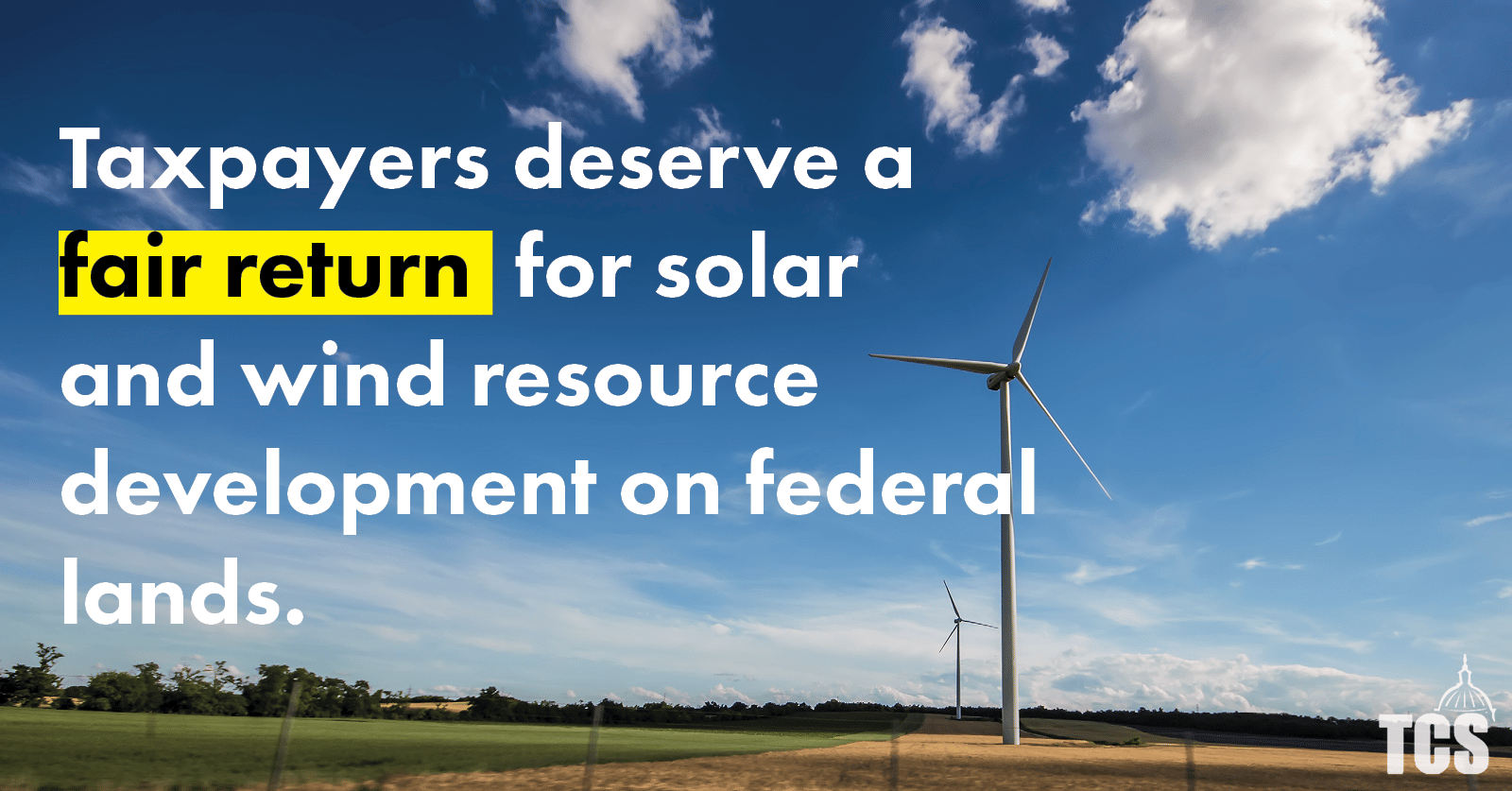 Taxpayers in Nevada deserve a fair return for renewable energy development on public lands