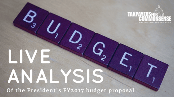 The President's FY2017 Budget - TCS Analysis
