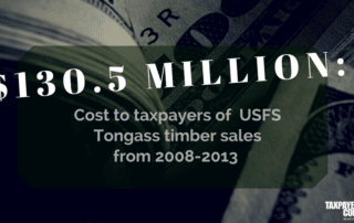 U.S. Forest Service's Tongass Timber Plan Proposes Increased Costs for Taxpayers