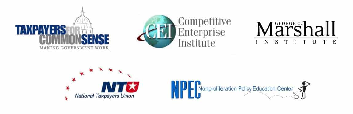TCS Letter to the House & Senate Energy & Water Development Subcommittees: Stop New Authority To DOE Loan Guarantee Program