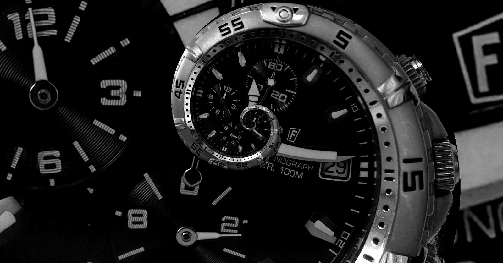 abstract photo of a watch
