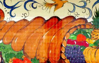 mosaic of cornucopia