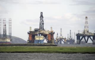 Oil and Gas Rig UK