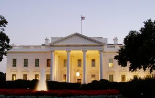 white house at dusk large e1643387631285