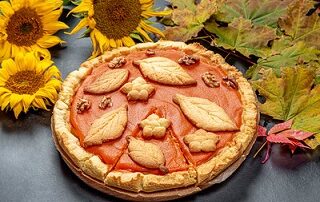 Thanksgiving pumpkin pie