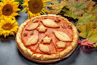 Thanksgiving pumpkin pie