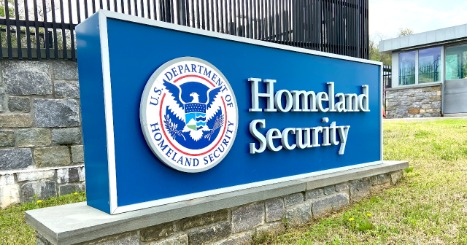 Homeland Security sign