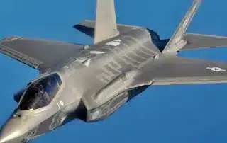 An F35A Lightning jet