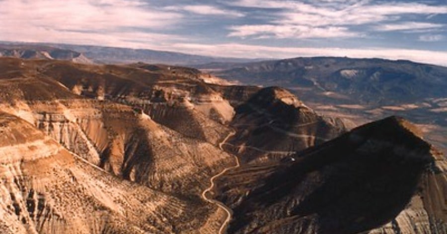 Aerial View of Mines