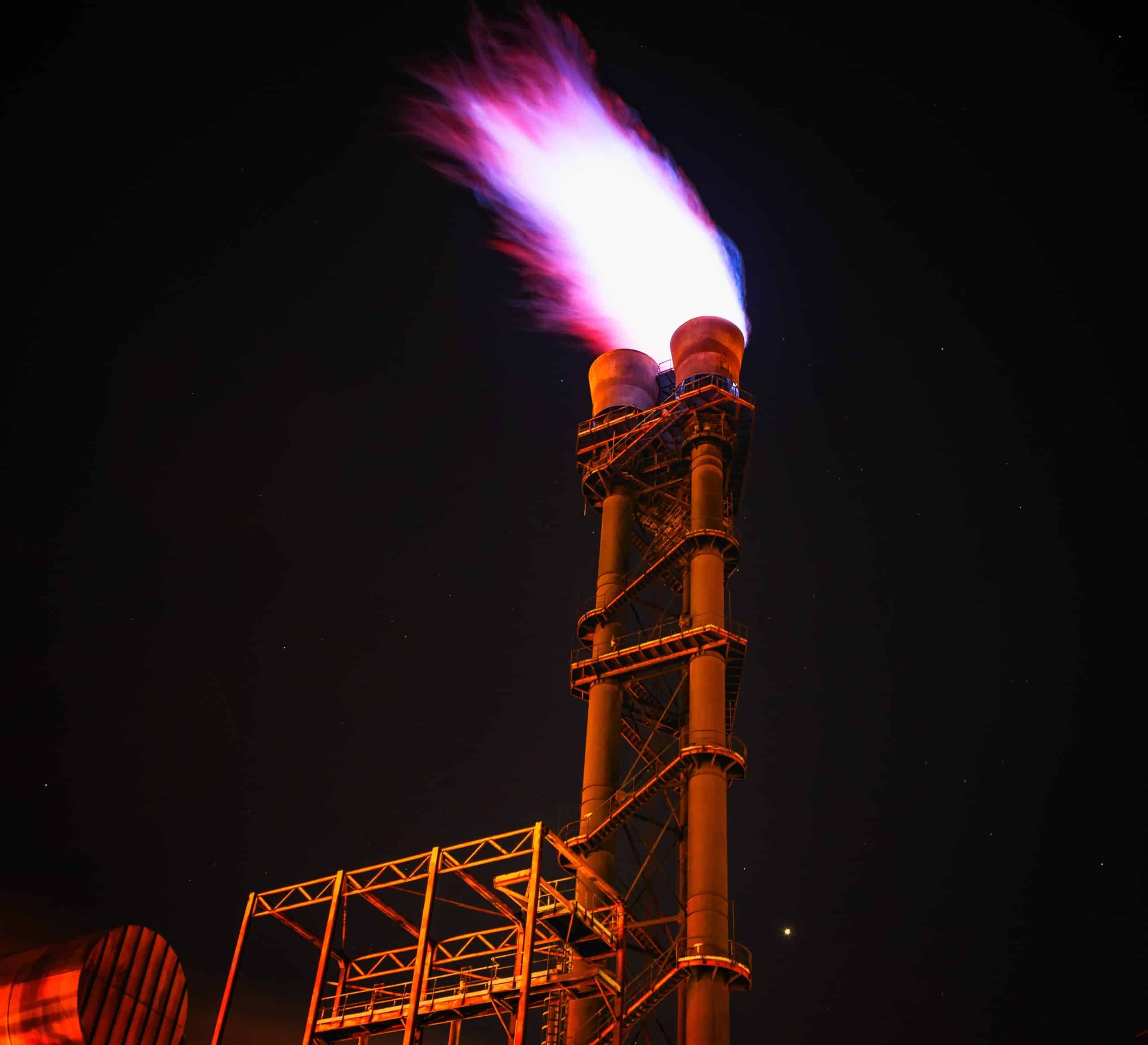 methane flare