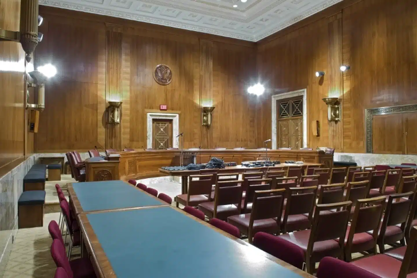 Senate Hearing Room in Dirksen Building