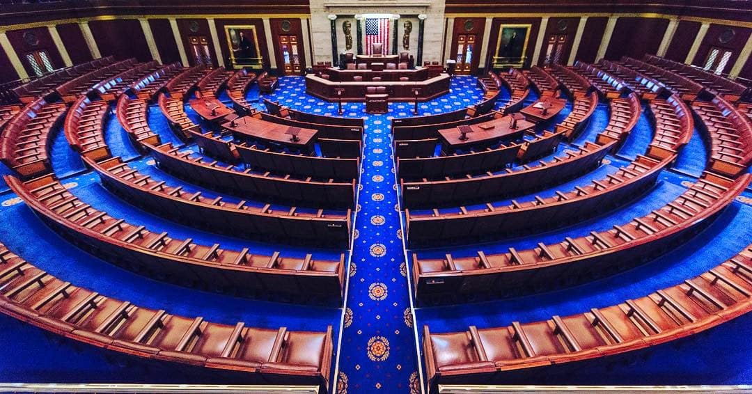 United States House of Representatives chamber at the United States Capitol in Washington, D.C.