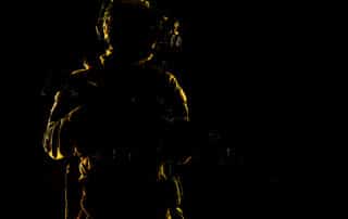 Army soldier silhouette