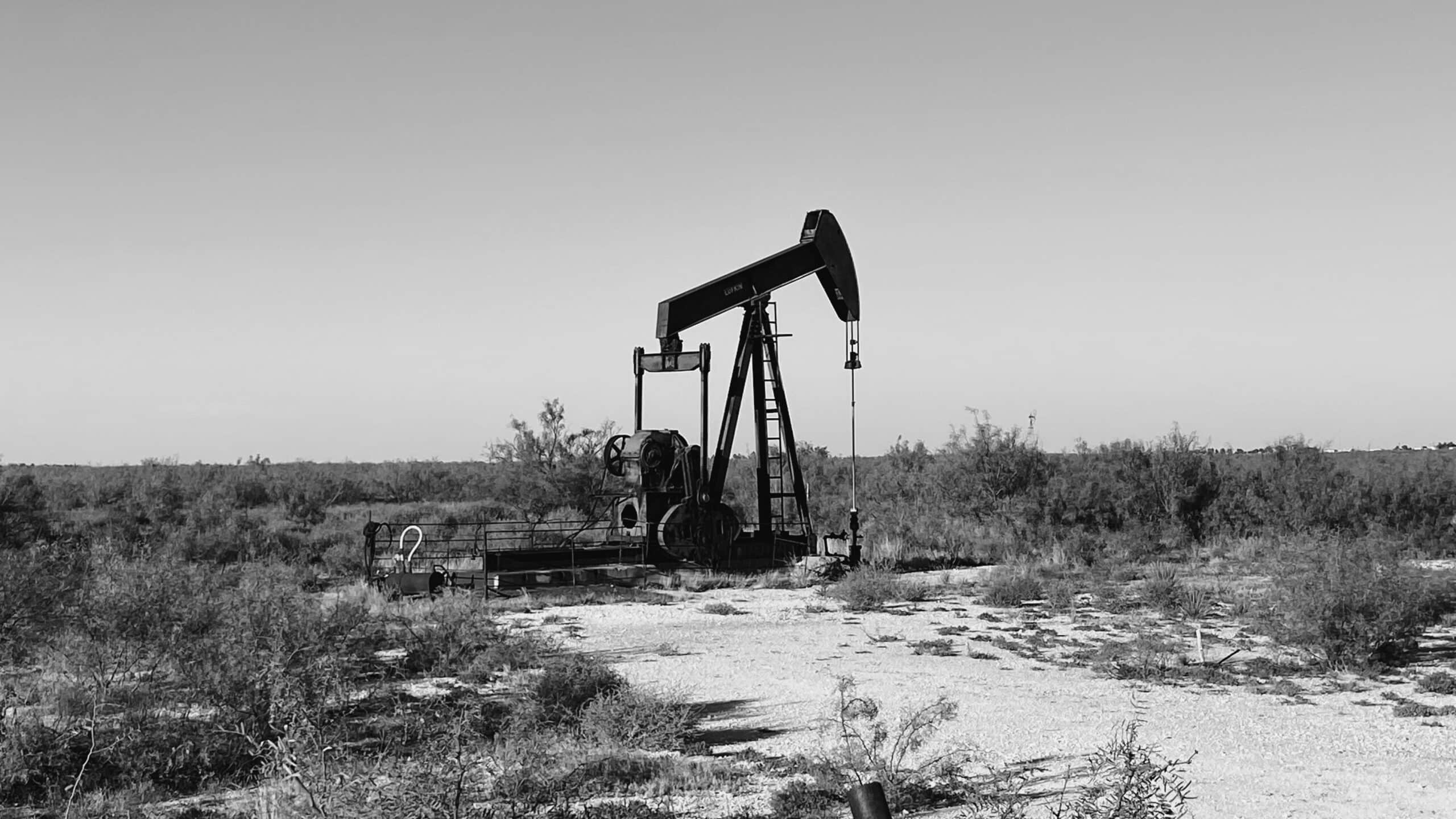 Lone Pumpjack in Midland, Texas