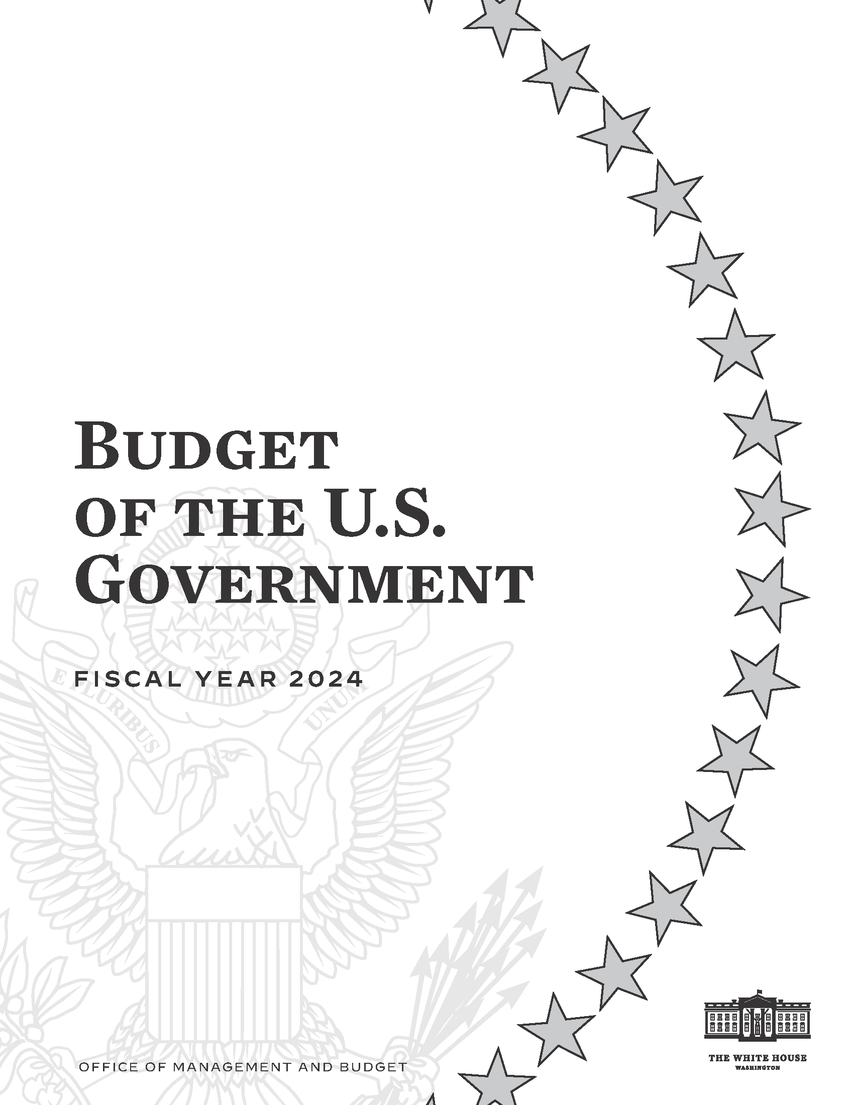 Cover of the FY2024 Budget of the U.S. Government
