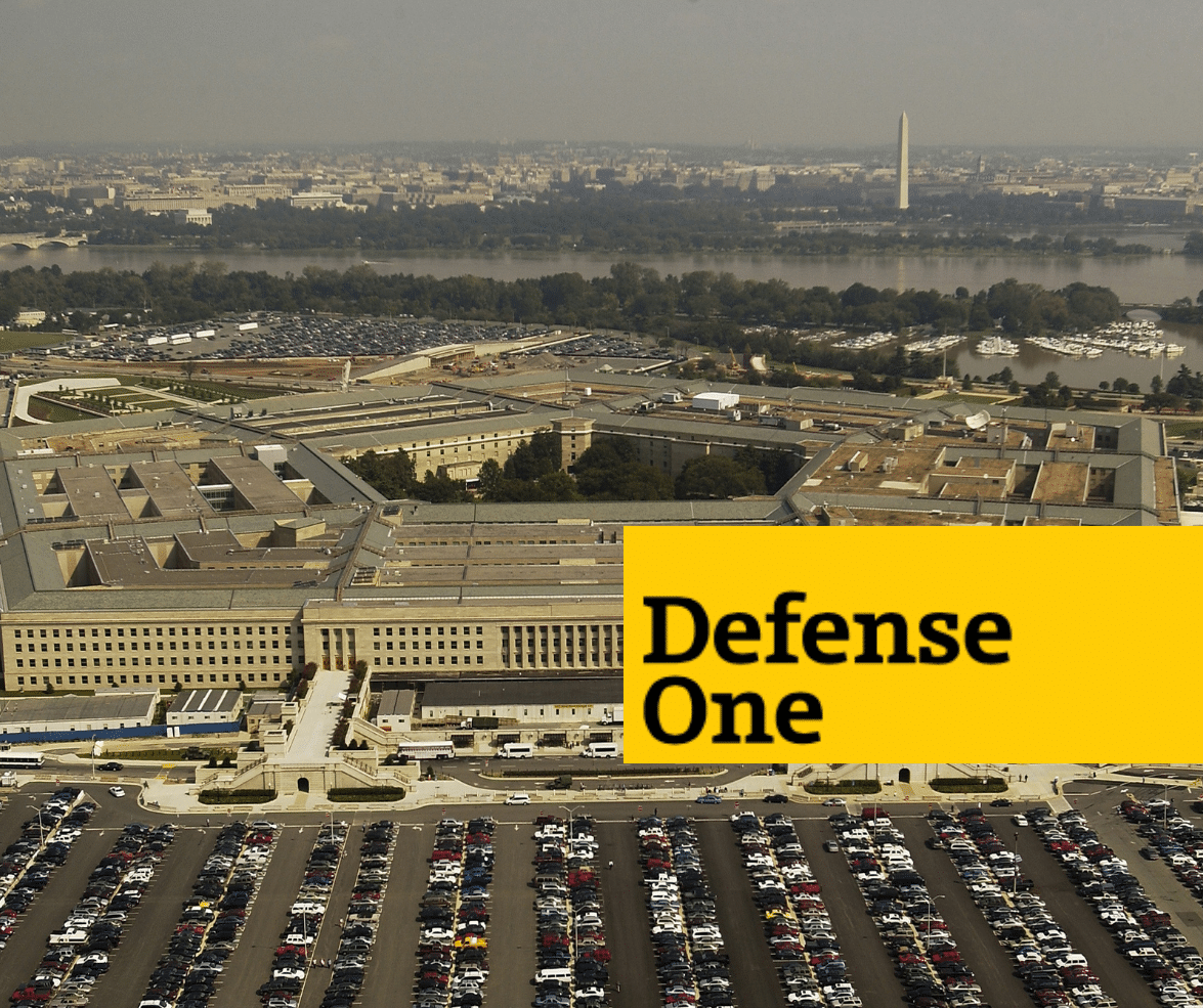 an overhead image of the Pentagon