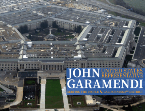 Garamendi, Gimenez Lead Bipartisan Bill to Cut Defense Spending Waste, Fraud, and Abuse