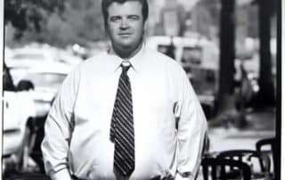 Monochrome image of Keith Ashdown