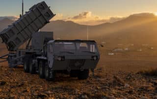 MIM-104 Patriot - American surface-to-air missile system developed by Raytheon to protect strategic targets