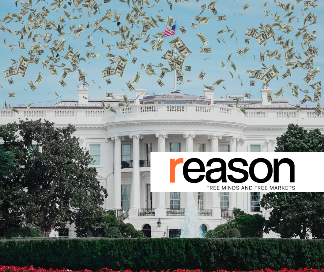 cash raining over the white house