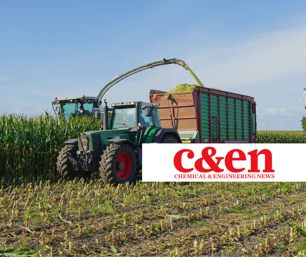 A harvester dumps in harvest into the dump carts