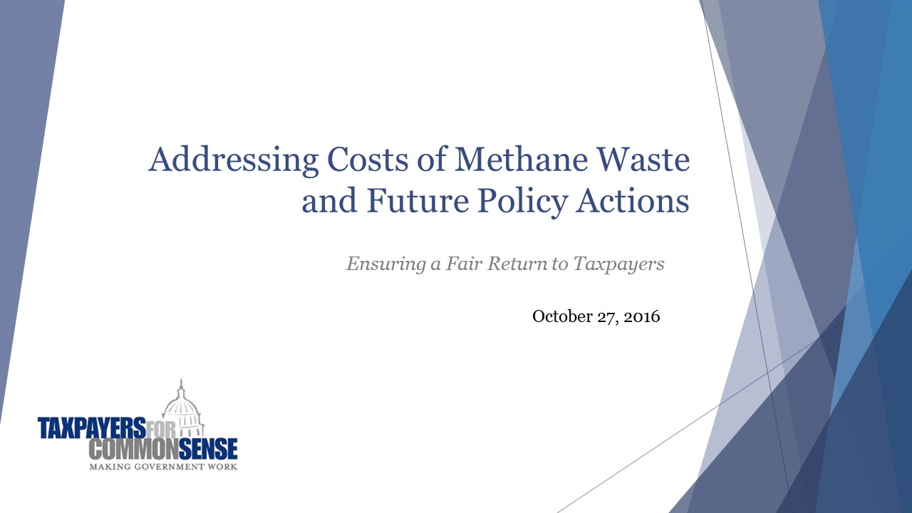 TCS methane congressional briefing 2016