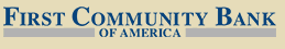 First Community Bank of America Logo